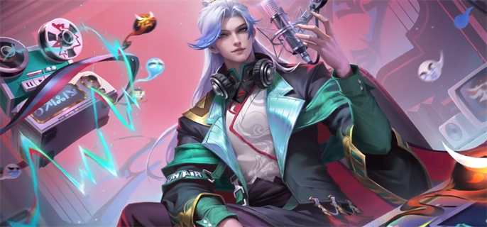 王者荣耀明世隐夜落电台皮肤上线：首周710点券，限时抢购！