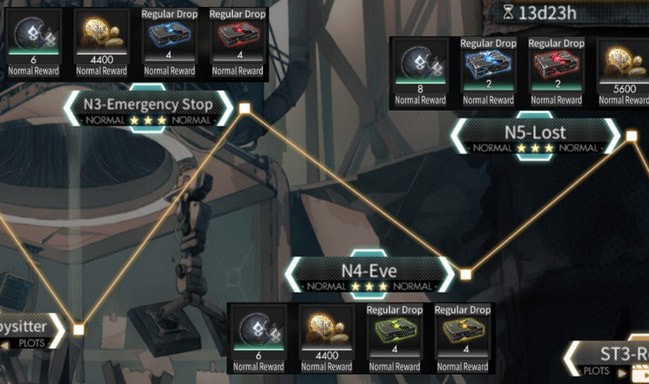 白夜极光风暴止境N图关卡掉落一览