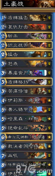 炉石传说狗贼土豪战卡组怎么样？