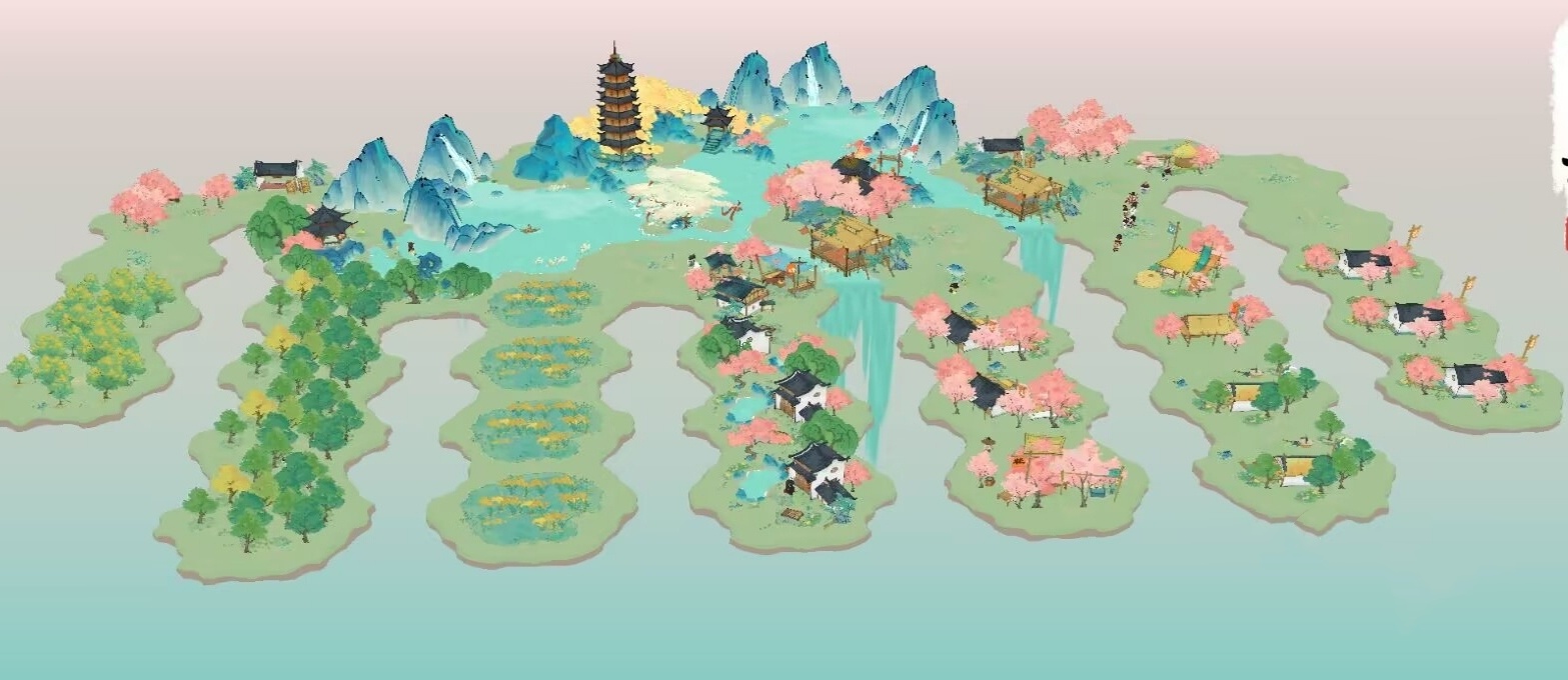 淡墨水云乡瀑布制作方法详解