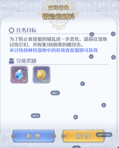 玛娜希斯回响锻造的材料支线任务攻略