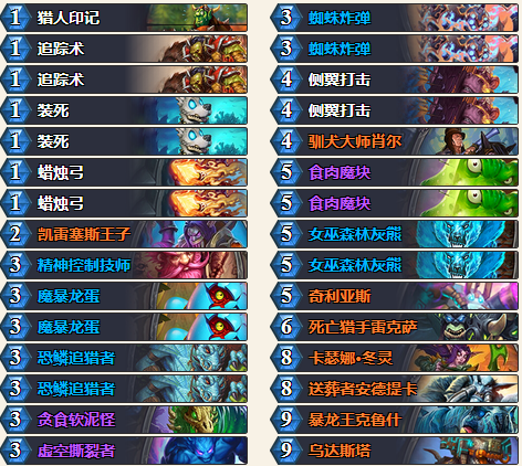 炉石传说拉斯塔哈大乱斗亡语猎卡组全解析：强度飙升，上限炸裂