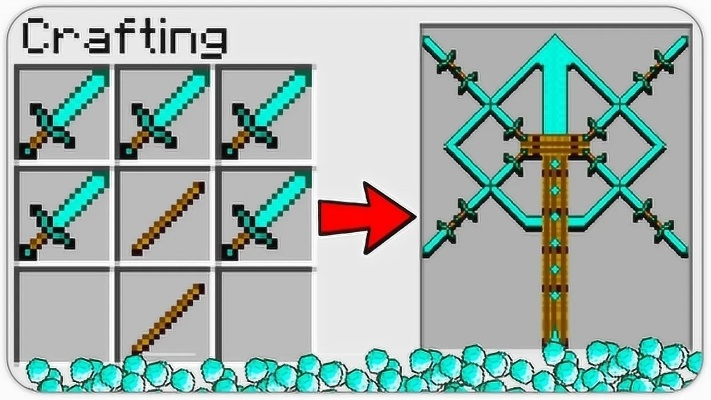 我的世界剑怎么做？从木剑到钻石剑的完整手工指南