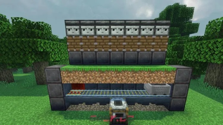 我的世界手机怎么烤肉机？全自动烤肉机制作完整教程