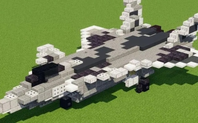 我的世界战斗机建造全攻略：从静态模型到红石动力飞行器