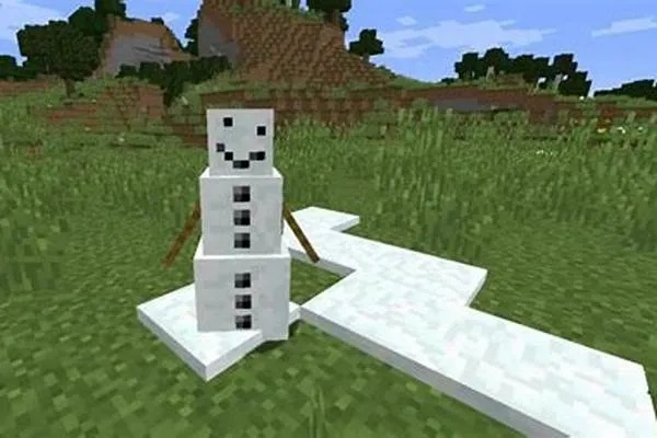 我的世界怎么造雪人怪？3步学会制作会打怪的雪傀儡
